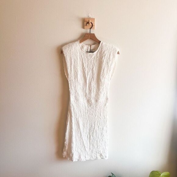 New Anthro Sabina Musayev Bamboo Cut Out Mini Dress Size XL - Picture 6 of 11